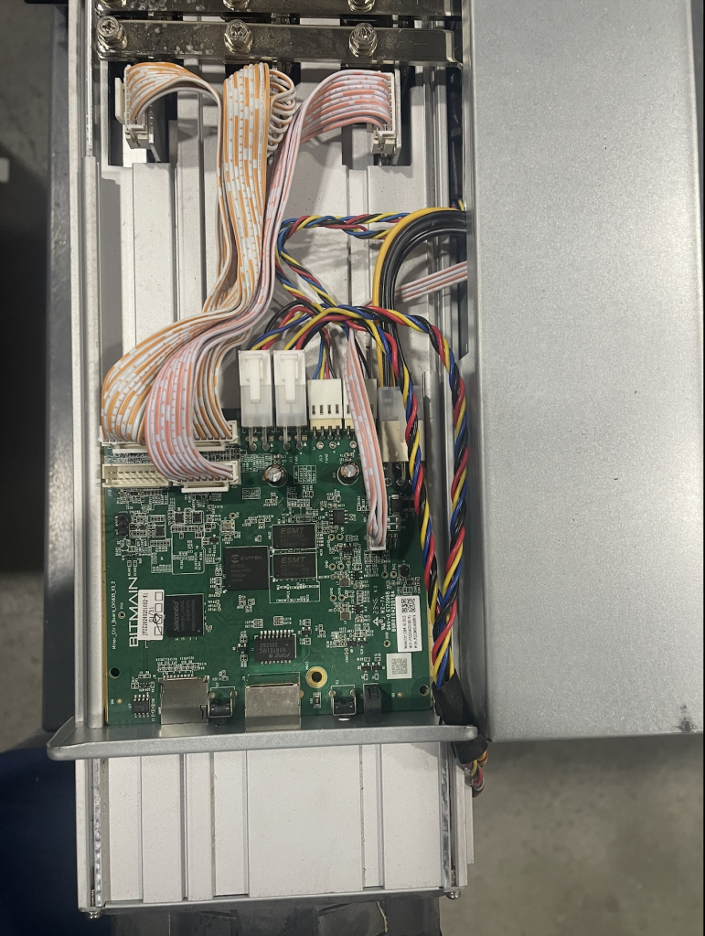 S19K Pro fan, hashboard connection cable